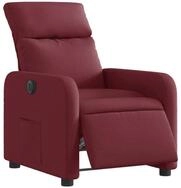 vidaXL Sessel Relaxsessel Elektrisch Weinrot Stoff (1-St)