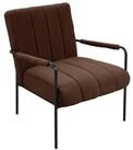 SVITA Loungesessel KYLE, Loungestuhl, Teddy-Boucle, Braun
