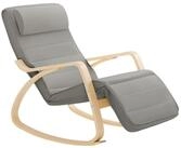 SoBuy Schaukelstuhl FST16, Schaukelsessel Relaxstuhl, f&uuml;r Wohnzimmer...
