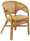 Kobolo Rattanstuhl Stuhl Sessel -NIMES- mit Wiener Geflecht (aus Rattan)
