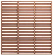 vidaXL Gartenzaun Zaunplatte WPC 180x180 cm Braun, (1-St)