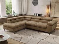 MKS M&Ouml;BEL Ecksofa PABLO L, Set, HR35-Schaum, Metallbeinen, Wellenfedern,...