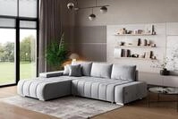 Masseno Ecksofa ALESE mit Schlaffunktion L-Form, Sofa mit Bettkasten