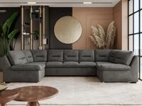 MKS M&Ouml;BEL Ecksofa COMODO U, Set, Sofa big XXL, Wellenfedern, Wohnlandschaft...