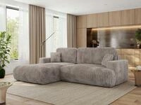 MKS M&Ouml;BEL Ecksofa OVO L, Set, mit Schlaffunktion und Bettkasten, DL-Automat,