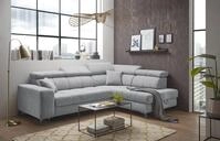 ED EXCITING DESIGN Ecksofa Sydney L-Form, mit Bettfunktion, Bettkasten,