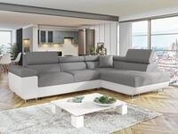 MIRJAN24 Ecksofa Torezio, mit Bettkasten und Schlaffunktion, Einstellbare