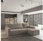 Masseno Ecksofa VOLIRA mit Schlaffunktion L-Form, Sofa mit Bettkasten