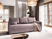 Masseno Sofa MESTOR mit Schlaffunktion, Schlafsofa, Couch mit Bettkasten