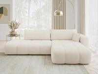 MIRJAN24 Ecksofa Fetrinu O, mit Schlaffunktion und Bettkasten, 262x145x82 cm,...