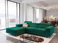 Masseno Ecksofa ELMA mit Schlaffunktion L-Form, Sofa mit Bettkasten