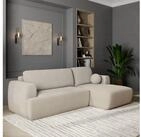 Masseno Ecksofa SENTI mit Schlaffunktion L-Form, Sofa mit Bettkasten