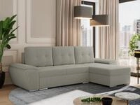 MKS M&Ouml;BEL Ecksofa UMBRIA L, Set, Schlafsofa, T30-Schaum, Wellenfedern,...