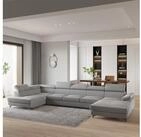 Masseno Ecksofa MONTIVA mit Schlaffunktion U-Form, Sofa mit Bettkasten
