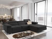 Masseno Ecksofa ELMA mit Schlaffunktion L-Form, Sofa mit Bettkasten