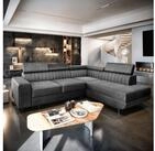 Masseno Ecksofa NOLA mit Schlaffunktion L-Form, Sofa mit Bettkasten