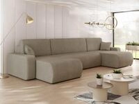 MIRJAN24 Wohnlandschaft Piano U, mit Schlaffunktion und Bettkasten, U-Form,