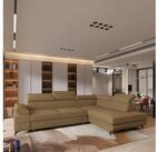 Masseno Ecksofa FAVIEN mit Schlaffunktion L-Form, Sofa mit Bettkasten