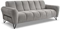 Beautysofa Sofa mit Metallbeine in Schwarz VOLARE, 3-Sitzer, viele...