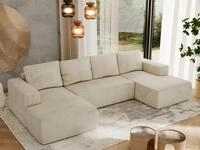 MKS M&Ouml;BEL Ecksofa TRENTINO U, Set, Lose Kissen, Couch U-form, Schlaffunktion,
