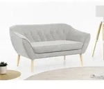 MKS M&Ouml;BEL Sofa PIRS-2 Sitzer, Set, Sofa 2-sitzer, T30-Schaum, Skandinavischer...