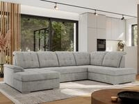 MKS M&Ouml;BEL Ecksofa MADRITO U, set, Sofa U-form, mit Schlaffunktion und Bettkasten,