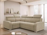 MIRJAN24 Ecksofa Oslo 2rR1 80, mit Schlaffunktion, L-Form, Einstellbare...