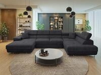 MIRJAN24 Wohnlandschaft Torezio Bis, mit Bettkasten und Schlaffunktion,...