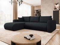 MIRJAN24 Ecksofa Eliwo Cord, mit Schlaffunktion und Bettkasten, R&uuml;ckenlehne in...
