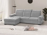Beautysofa Ecksofa modernes 3-Sitzer Sofa mit Schlaffunktion und Bettkasten...