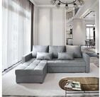 Masseno Ecksofa KOS mit Schlaffunktion L-Form, Sofa mit Bettkasten