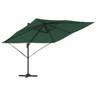 vidaXL Sonnenschirm Roma Parasol Gr&uuml;n 286 x 284 x 265 cm Aluminium und...