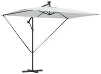 vidaXL Sonnenschirm Sonnenschirm Sand 294 x 200 x 270 cm Polyester und Aluminium