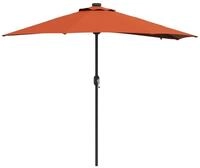 vidaXL Sonnenschirm Garten-Sonnenschirm Terrakotta 294 x 150 x 223 cm