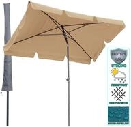 Quick Star Sonnenschirm Balkon Sonnenschirm 200x125cm Rechteckig, LxB: 125x200...