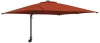vidaXL Sonnenschirm Garten-Sonnenschirm Terrakotta 248,5 x 247,5 x 160 cm