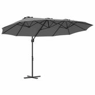 vidaXL Sonnenschirm Sonnenschirm Anthrazit 372 x 198 x 243 cm