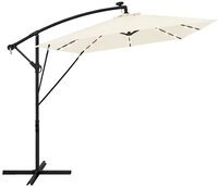 ML-DESIGN Sonnenschirm Ampelschirm mit/ohne LED Solar St&auml;nder Abdeckung