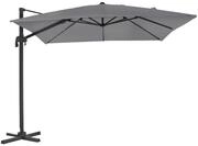 Brafab Sonnenschirm Linz 3x3 m, Anthrazit/Grau, LxB: 300x300 cm, mit winddichtem