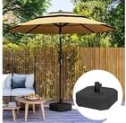 Outsunny Schirmhalter bis 25 kg bef&uuml;llbar, Quadratisch, f&uuml;r Balkon, Terasse,