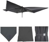 MCW Ersatzschirmbespannung MCW-A37-B, 300x300 cm, Bezug mit Rei&szlig;verschluss