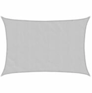 vidaXL Sonnensegel Sonnensegel Hellgrau 3,5x2,5 m 100% Polyester Oxford, (1-tlg)
