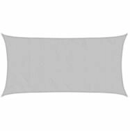 vidaXL Sonnensegel Sonnensegel Hellgrau 6x3 m 100% Polyester Oxford, (1-tlg)