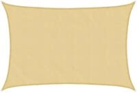 vidaXL Sonnensegel Sonnensegel Sandfarbe 7x6 m 100% Polyester Oxford, (1-tlg)