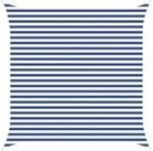 vidaXL Sonnensegel Sonnensegel Blau und Wei&szlig; 3,6 x 3,6 m 100 % Polyester Oxford,
