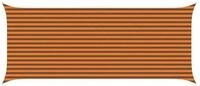 vidaXL Sonnensegel Sonnensegel Orange und Braun 6 x 2,5 m 100 % Polyester...