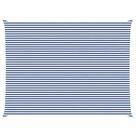 vidaXL Sonnensegel Sonnensegel Blau und Wei&szlig; 8 x 6 m 100 % Polyester Oxford, (1-tlg)