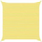 vidaXL Sonnensegel Sonnensegel Gelb und Wei&szlig; 4 x 4 m 100 % Polyester Oxford,...