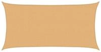 vidaXL Sonnensegel Sonnensegel Sand 2,5 x 6 m HDPE, (1-tlg)