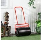 Outsunny Rasenwalze bef&uuml;llbar mit 38L Wasser/ 62 kg Sand, U-f&ouml;rmigem Griff, 50 cm,